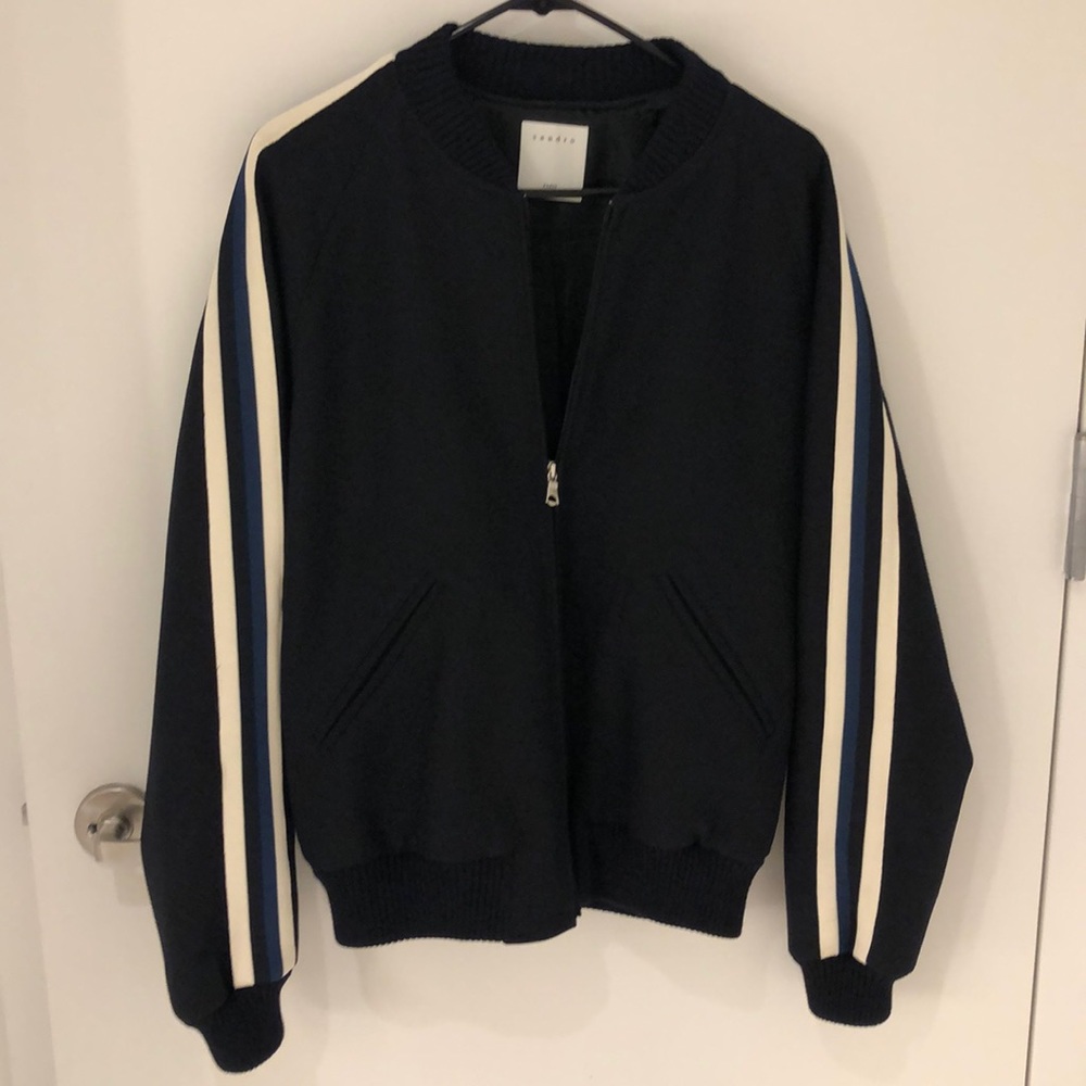 Sandro - NWT - Teddy Varsity Jacket (L)